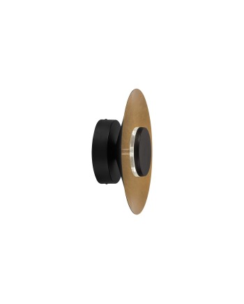 ORION * APLIQUE LED 8W 3000K NEGRO / PAN DE ORO